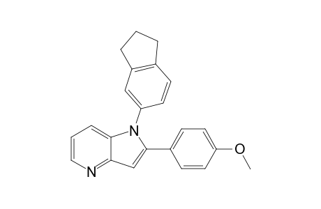 1-(2,3-Dihydro-1H-inden-5-yl)-2-(4-methoxyphenyl)-1H-pyrrolo-[3,2-b]pyridine