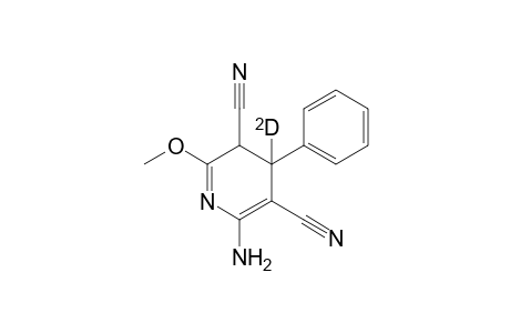 6-amino-4-deuterio-2-methoxy-4-phenyl-3H-pyridine-3,5-dicarbonitrile