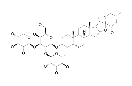 (23S)-23-HYDROXYISOANGUIVINE;(23S,25R)-3-BETA-[O-ALPHA-L-RHAMNOPYRANOSYL-(1->2)-O-[BETA-D-XYLOPYRANOSYL-(1->3)]-BETA-D-GALACTOPYRANOSYLOXY]-22-ALPH