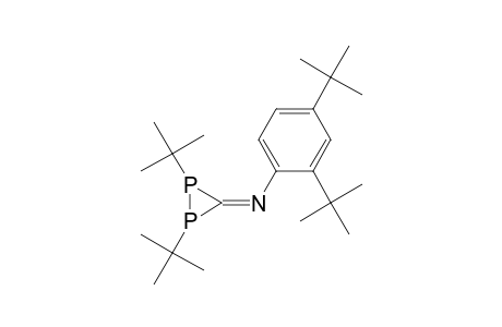1,2-Di-t-butyl-N-(2,4-di-t-butylphenyl)-3-diphosphiranimine