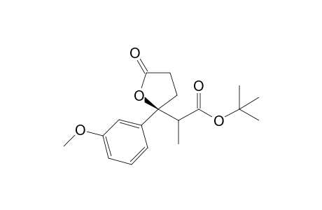 (S)-tert-Butyl 2-(2-(3-methoxyphenyl)-5-oxotetrahydrofuran-2-yl)propanoate