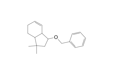 1-(Benzyloxy)-2,3,3a,4,5,7a-hexahydro-3,3-dimethyl-1H-indene