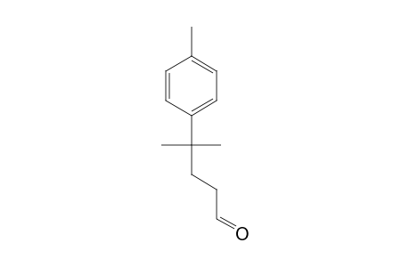 Benzenebutanal, gamma,gamma,4-trimethyl-