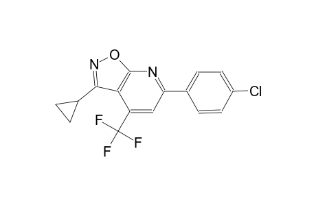 isoxazolo[5,4-b]pyridine, 6-(4-chlorophenyl)-3-cyclopropyl-4-(trifluoromethyl)-