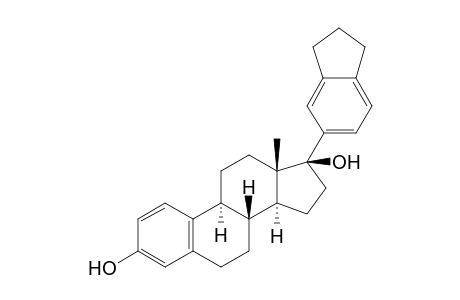 17.alpha.-(1,3-Dihydro-2H-inden-5-yl)-estradiol
