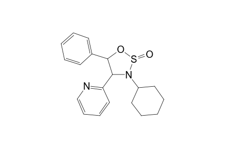 (2S*,4R*,5R*)-and-(2R*,4R*,5R*)-3-Cyclohexyl-5-phenyl-4-(2-pyridyl)-1,2,3-oxathiazolidine 2-oxide
