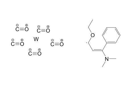 Pentacarbonyl[(2E)-3-(dimethylamino)-1-ethoxy-3-phenylpropenyliden]-Tungsten