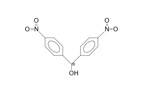Bis(4-nitrophenyl)-hydroxy-carbenium cation