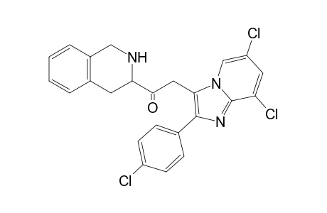 2-[6,8-Dichloro-2-(4-chloro-phenyl)-imidazo[1,2-a]pyridin-3-yl]-1-(1,2,3,4-tetrahydro-isoquinolin-3-yl)-ethanone