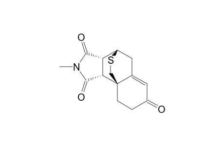 (3AS*,4R*.9AR*,9BS*)-3A,4,5,8,9,9B-HEXAHYDRO-2-METHYL-3-OXO-1H,7H-9A,4-(EPITHIOMETHANO)-BENZ-[E]-INDOLE-1,3(2H),7-TRIONE