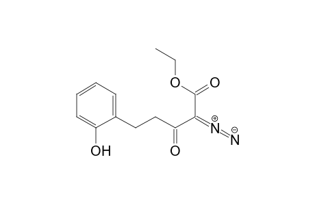 Benzenepentanoic acid, .alpha.-diazo-2-hydroxy-.beta.-oxo-, ethyl ester