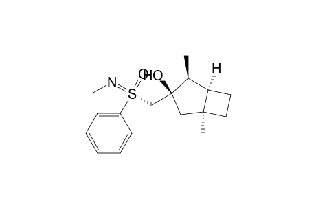 (+)-(SS,1S,3R,4S,5R)-3-(N-Methyl-S-phenylsulfonimidoylmethyl)-1,4-dimethylbicyclo[3.2.0]heptan-3-ol