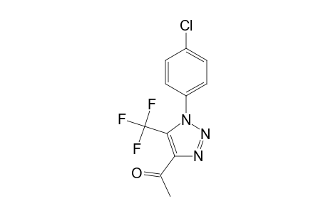 1-[1-(4-Chlorophenyl)-5-(trifluoromethyl)-1H-1,2,3-triazol-4-yl]ethanone