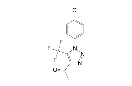 1-[1-(4-Chlorophenyl)-5-(trifluoromethyl)-1H-1,2,3-triazol-4-yl]ethanone