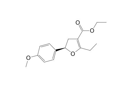 Ethyl (5R)-2-ethyl-5-(4-methoxyphenyl)-4,5-dihydrofuran-3-carboxylate