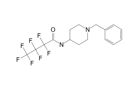 1-Benzyl-4-piperidinamine, N-heptafluorobutyryl-