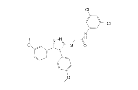 N-(3,5-dichlorophenyl)-2-{[5-(3-methoxyphenyl)-4-(4-methoxyphenyl)-4H-1,2,4-triazol-3-yl]sulfanyl}acetamide
