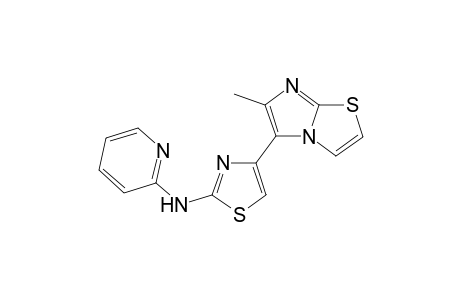 N-[4-(6-Methylimidazo[2,1-b][1,3]thiazol-5-yl)-1,3-thiazol-2-yl]-2-pyridinamine
