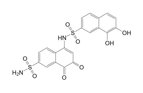 2-Naphthalenesulfonamide, 5-[[(7,8-dihydroxy-2-naphthalenyl)sulfonyl]amino]-7,8-dihydro-7,8-dioxo-