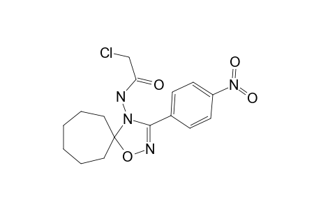 2-chloro-N-[3-(4-nitrophenyl)-1-oxa-2,4-diazaspiro[4.6]undec-2-en-4-yl]acetamide