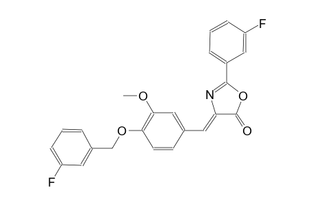 (4Z)-4-{4-[(3-fluorobenzyl)oxy]-3-methoxybenzylidene}-2-(3-fluorophenyl)-1,3-oxazol-5(4H)-one