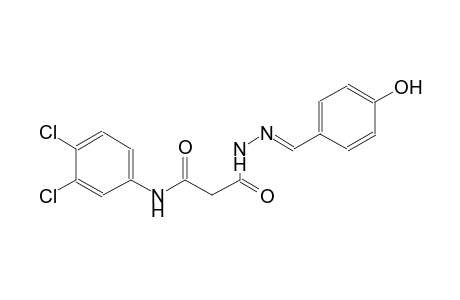 beta-alanine, N-(3,4-dichlorophenyl)-3-oxo-, 2-[(E)-(4-hydroxyphenyl)methylidene]hydrazide