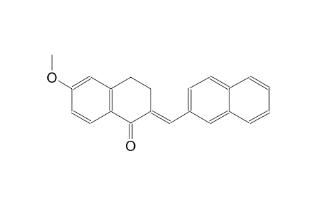 (2E)-6-methoxy-2-(2-naphthylmethylene)-3,4-dihydro-1(2H)-naphthalenone
