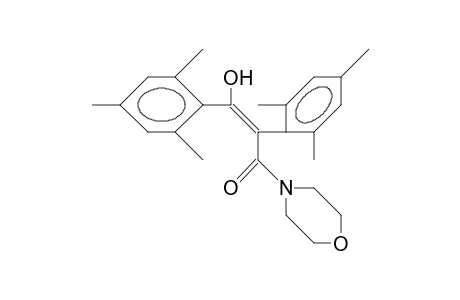 {(E)-4-[1-oxo-3-hydroxy-2,3-bis(2,4,6-trimethylphenyl)-2-propenyl]morpholine}