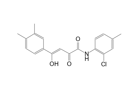 (3Z)-N-(2-chloro-4-methylphenyl)-4-(3,4-dimethylphenyl)-4-hydroxy-2-oxo-3-butenamide