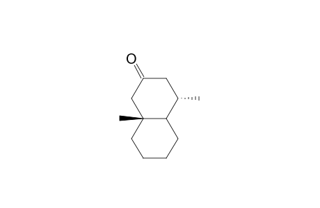trans-4,10-dimethyldecalone-2