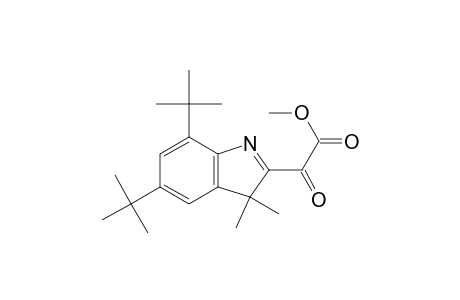 3H-Indole-2-acetic acid, 5,7-bis(1,1-dimethylethyl)-3,3-dimethyl-.alpha.-oxo-, methyl ester