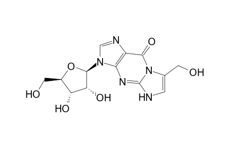 5,9-Dihydro-7-(hydroxymethyl)-9-oxo-3-.beta.-d-ribofuranosyl-3H-imidazo[1,2-a]purine