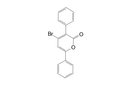 4-Bromo-3,6-diphenylpyran-2-one