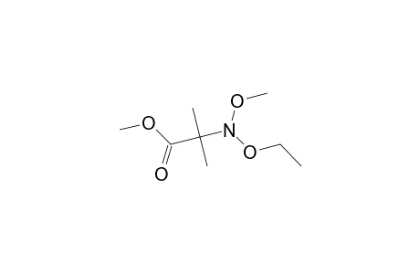 Methyl 2-[ethoxy(methoxy)amino]-2-methylpropanoate