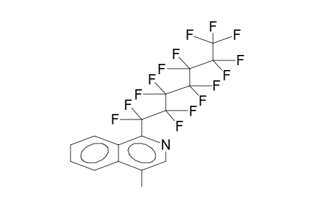 1-PENTADECAFLUOROHEPTYL-4-METHYLISOQUINOLINE