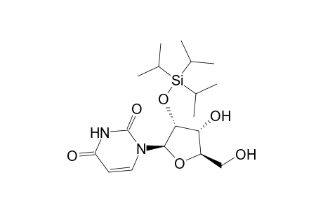 1-[(2R,3R,4R,5R)-4-hydroxy-5-(hydroxymethyl)-3-tri(propan-2-yl)silyloxy-2-oxolanyl]pyrimidine-2,4-dione