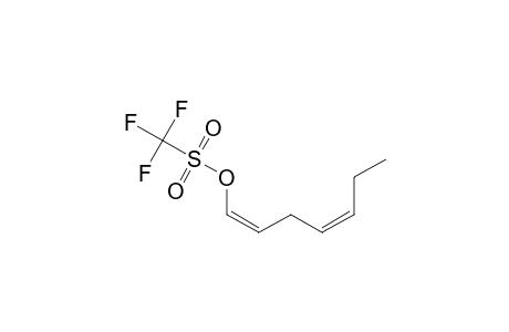 (1Z,4Z)-1,4-Heptadienyl Trifluoromethanesulfonate