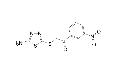 2-[(5-Amino-1,3,4-thiadiazol-2-yl)sulfanyl]-1-(3-nitrophenyl)ethanone