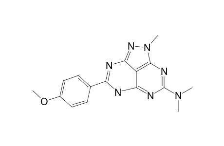 1,5-DIHYDRO-7-DIMETHYLAMINO-5-H-1-METHYL-4-(4-METHOXYPHENYL)-1,2,3,5,6,8-HEXAAZAACENAPHTHYLENE