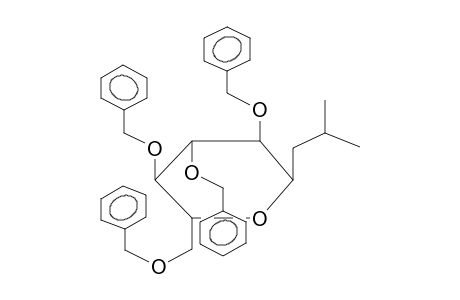 1-DEOXY-1-C-ISOBUTYL-2,3,4,6-TETRA-O-BENZYL-ALPHA-D-GLUCOPYRANOSE