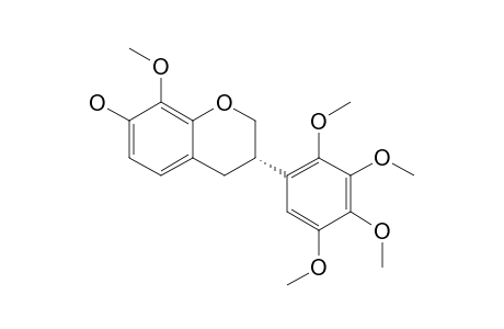 (3S)-7-HYDROXY-2',3',4',5',8-PENTAMETHOXYISOFLAVAN