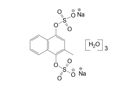 2-METHYL-1,4-NAPHTHALENEDIOL, BIS(HYDROGEN SULFATE), DISODIUM SALT, TRIHYDRATE