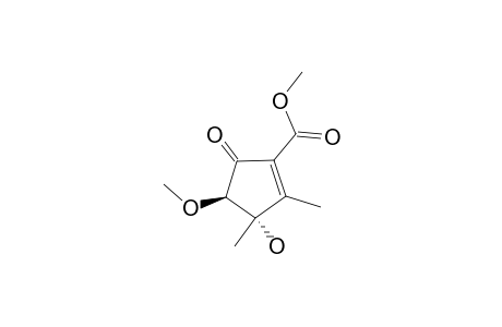 TRANS-METHYL-3-HYDROXY-4-METHOXY-2,3-DIMETHYL-5-OXOCYCLOPENT-1-ENECARBOXYLATE