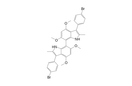 7,7'-Bi(4,6-dimethoxy-2-methyl-3-(4-bromophenyl))indolyl