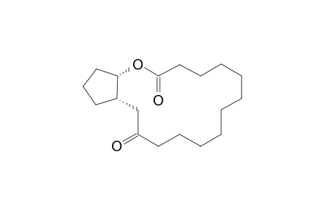 (1S,16S)-15-oxabicyclo[14.3.0]nonadecane-3,14-dione