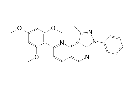 9-Methyl-7-phenyl-2-(2,4,6-trimethoxyphenyl)-7H-pyrazolo[3,4-h][1,6]naphthyridine
