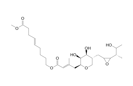 4-Nonenoic acid, 9-[[3-methyl-1-oxo-4-[tetrahydro-3,4-dihydroxy-5-[[3-(2-hydroxy-1-methylpropyl)oxiranyl]methyl]-2H-pyran-2-yl]-2-butenyl]oxy]-, methyl ester, [2S-[2.alpha.[E(E)],3.beta.,4.beta.,5.alpha.[2R*,3R*(1R*,2R*)]]]-