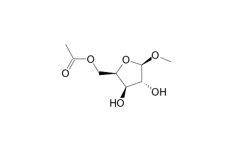 Methyl 5-O-acetyl-.beta.-D-xylofuranoside