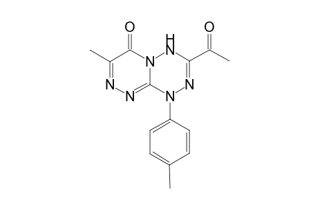 3-Acetyl-7-methyl-1-p-tolyl-1H-[1,2,4]triazino[4,3-b][1,2,4,5]tetrazin-6(4H)-one