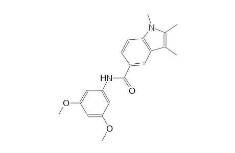 N-(3,5-dimethoxyphenyl)-1,2,3-trimethyl-1H-indole-5-carboxamide